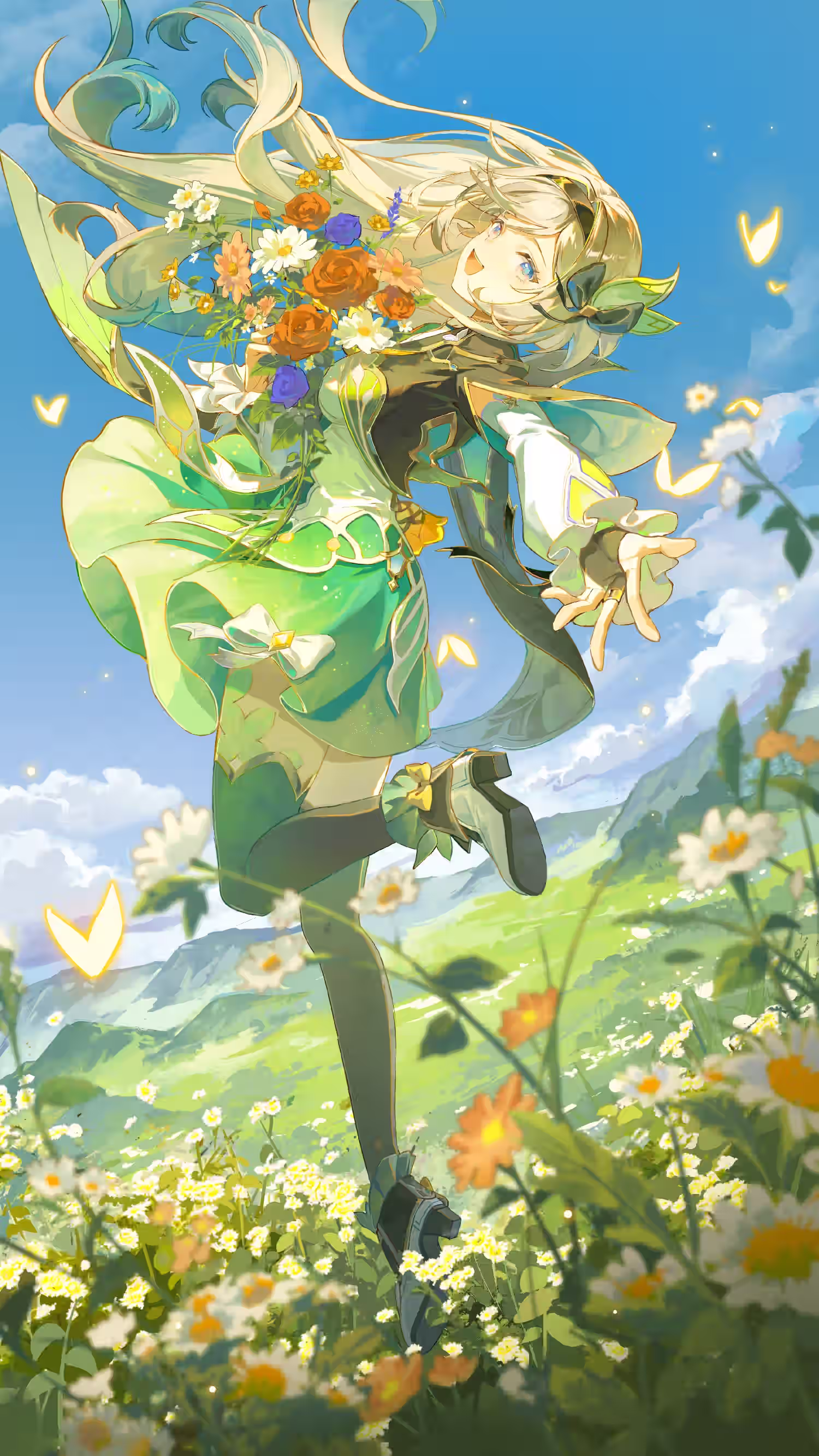 Mobile background image of the blog